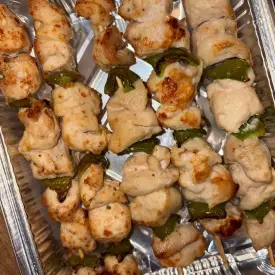 Куриные шашлычки с перцем