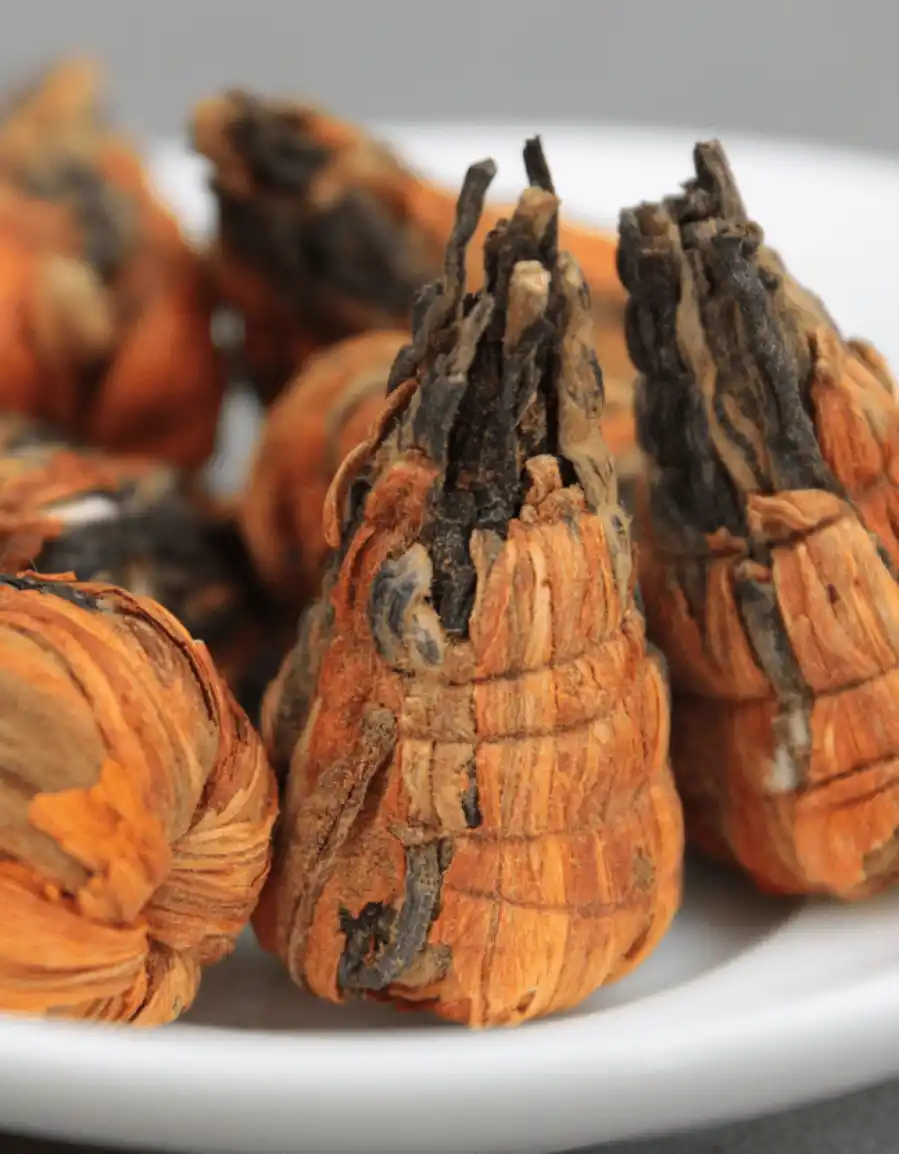 Бай Хэ Хун Та «Красная Пагода с лепестками Лилии» фото 3