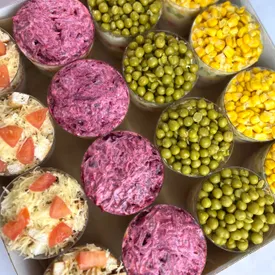 Бокс «Сытные салаты», 16 шт.