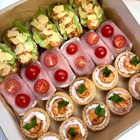 Бокс "Брускетты и тарталетки", 22 шт.