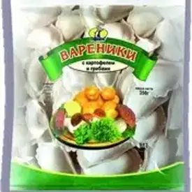 Вареники с картофелем и грибами