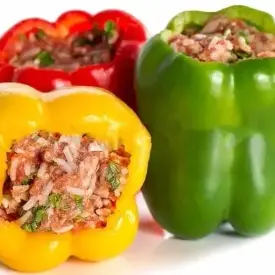 Перец фаршированный с мясной начинкой