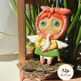 Пряник «Дзяўчынка з гуссю»