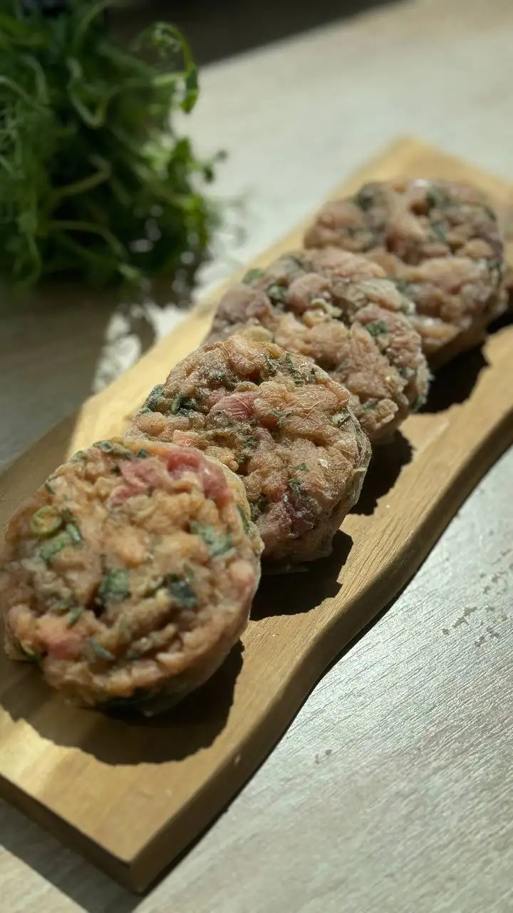 Рубленные котлеты с зеленью, 1 кг