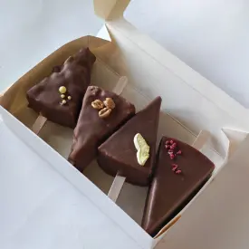 Чизкейк на палочке порционный ассорти 4 вкуса