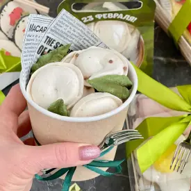 Набор зефира «Пельмени в супнице»