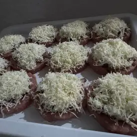 Стожки с грибами и луком