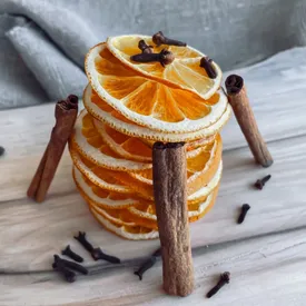 Фруктовые чипсы апельсин-корица, 100 гр.