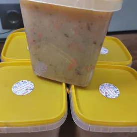 Суп гороховый с копчеными рёбрышками ягненка, 1 кг