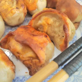 Пельмени ручной лепки "Гёдзе с ягненком", 1 кг