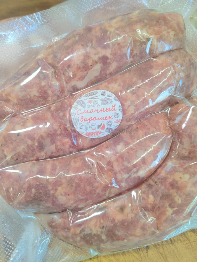 Колбаски из барашка с сальцем для жарки, 400 гр. фото 2