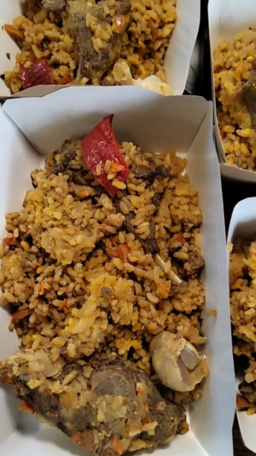 Плов с бараниной на косточке, 0.5 кг