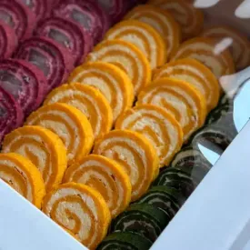 Рулет морковный