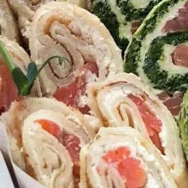 Блинчики с форелью