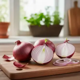 Лук репчатый, красный, 1 кг (опт)