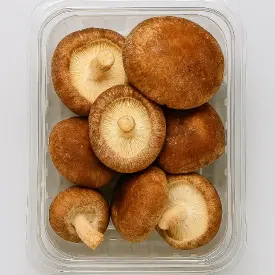 Грибы свежие шиитаке, целые, фас., 150 г (опт)