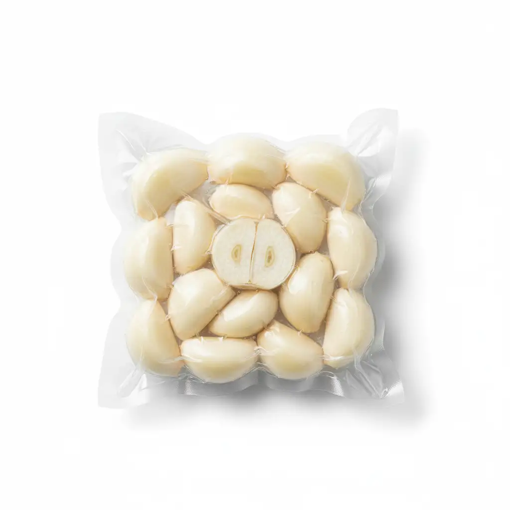 Чеснок очищенный, в вакуумной упаковке, 0,5 кг (опт)