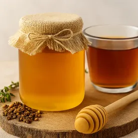 Мёд с пергой и прополисом, 1л.