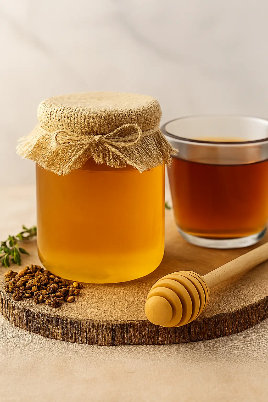 Мёд с пергой и прополисом, 1л.