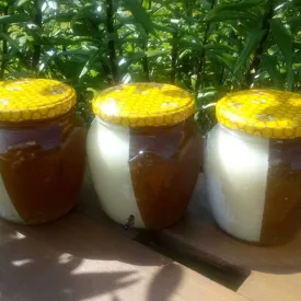 Двухслойный мед, 500мл.