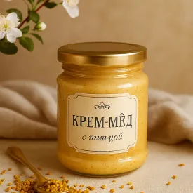 Крем-мёд с пыльцой, 1 л