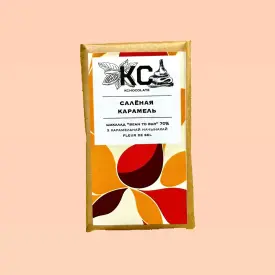 Шоколад с соленой карамелью