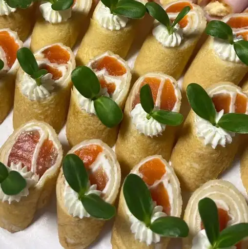 Блинчики с форелью