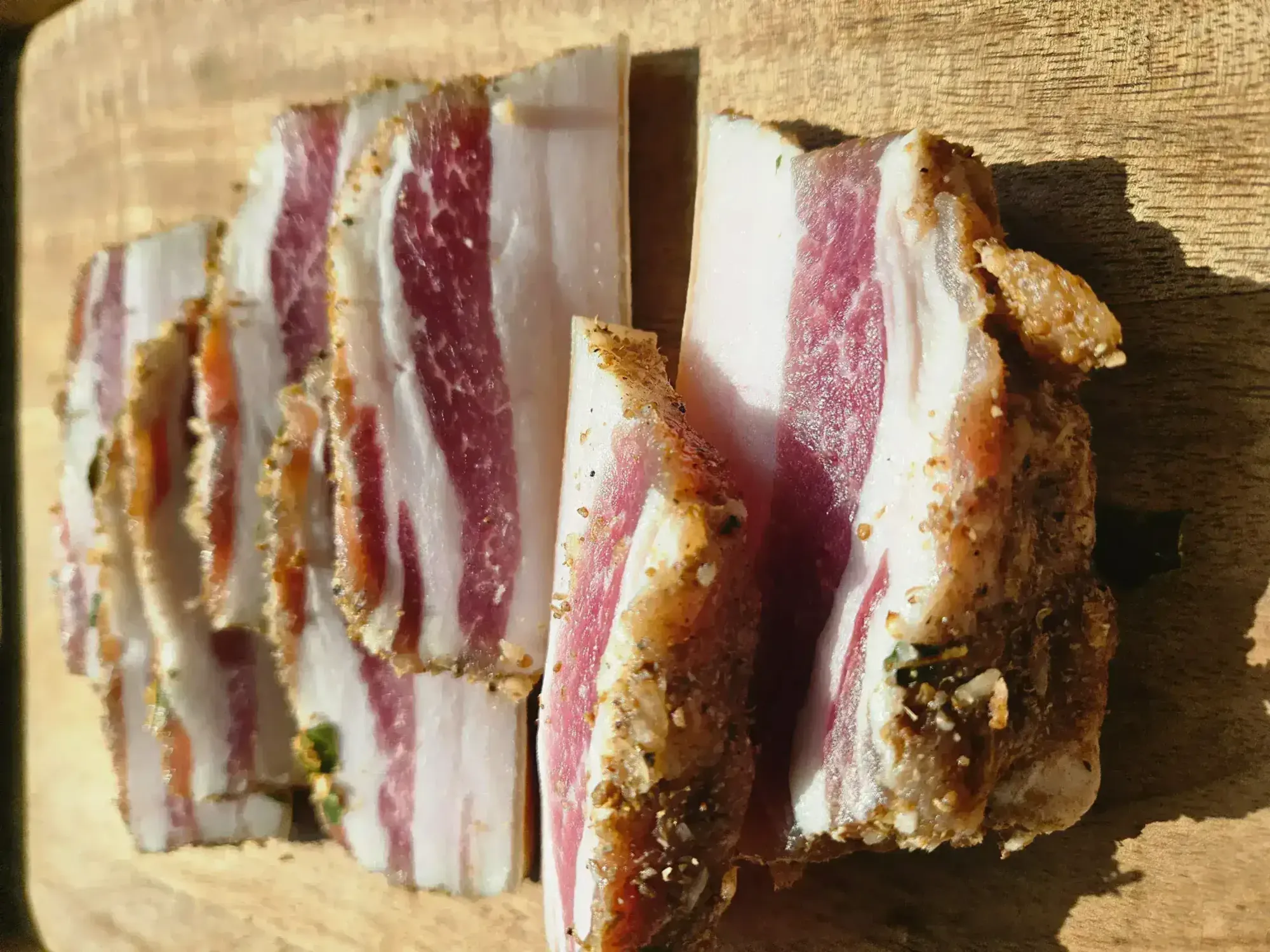 Соленое сало с прослойкой фото 2