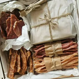 Подарочный мясной бокс 25*25*6см.