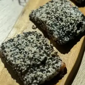 Форель в кунжутной планировке