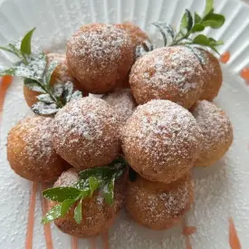 Творожные пончики