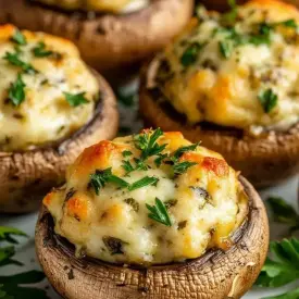 Фаршированные шампиньоны