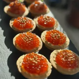Тарталетки с икрой