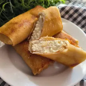 Блинчики с творогом