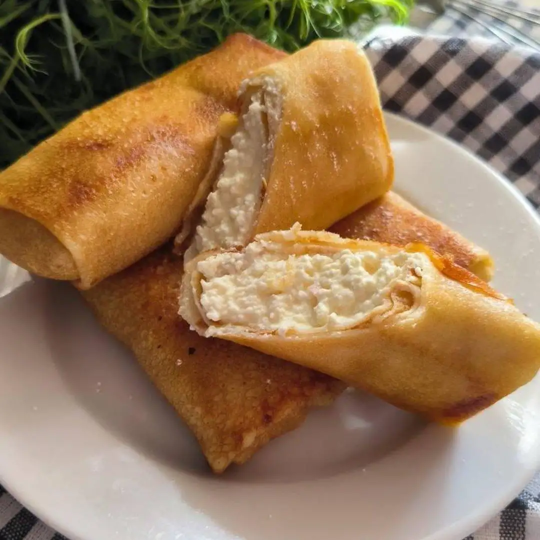 Блинчики с творогом