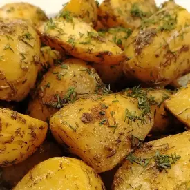 Картофель. запечённый по-домашнему