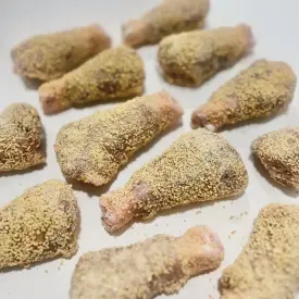 Фаршированные куриные ножки с грибами