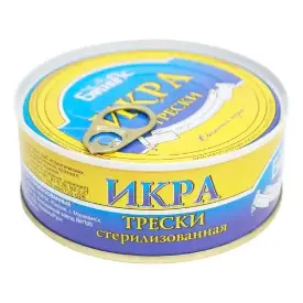 Икра трески «Баренцрус», 185 г