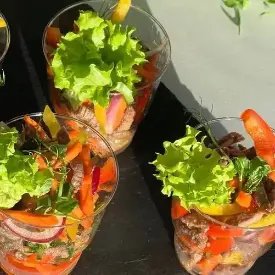 Порционные салаты