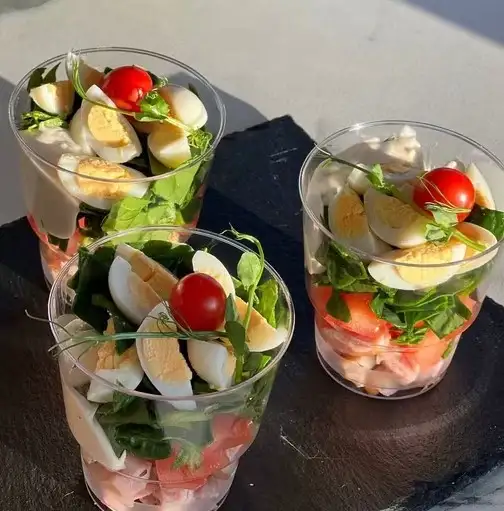 Порционные салаты фото 2