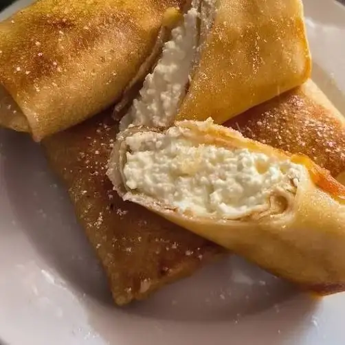 Блинчики с творогом