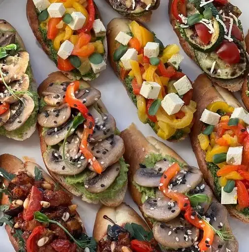 Брускеты веганские