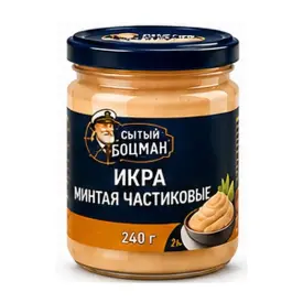 Икра минтая и частиковых пород рыб деликатесная «Сытый Боцман», 240 г