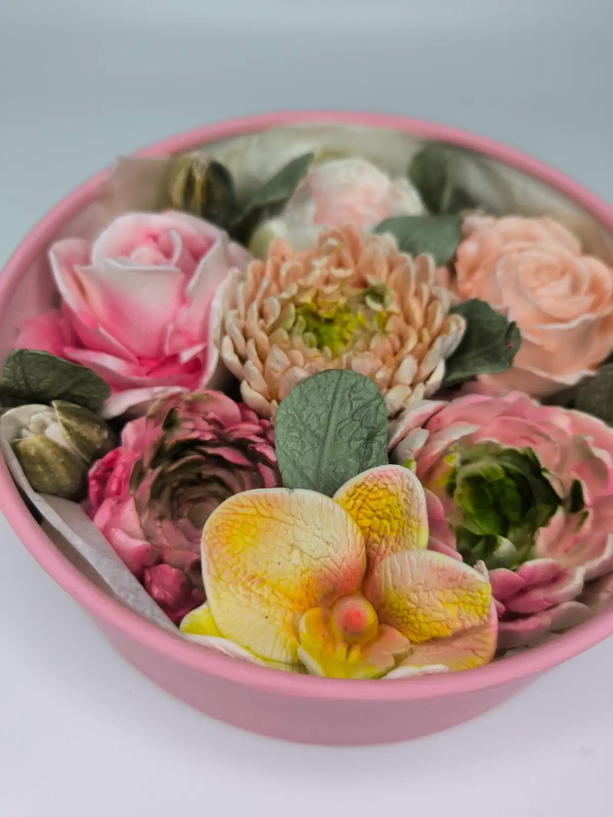 Зефир в круглой коробке с окошком, 16 см фото 4