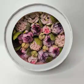 Зефир в круглой коробке с окошком, 20 см