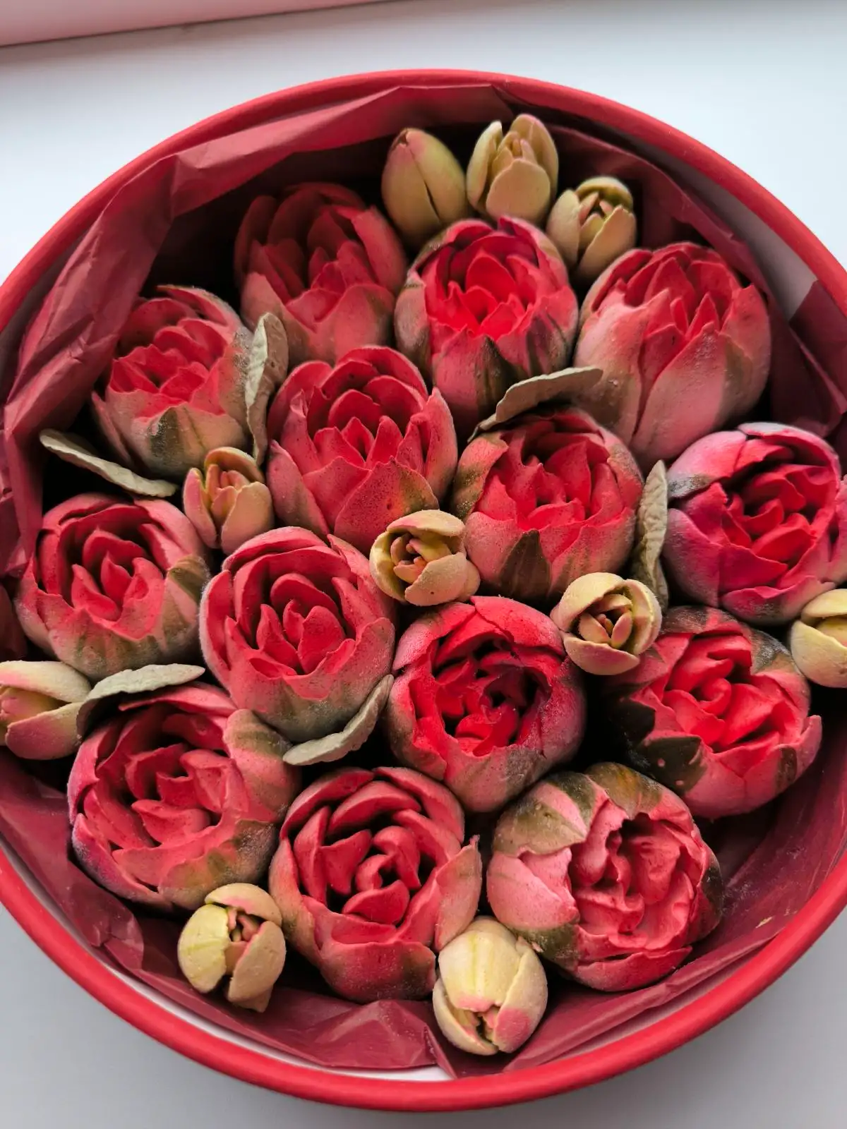 Зефир премиум-класса в круглой коробке с окошком, 21 см фото 2