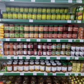 Овощная консервация в ассортименте