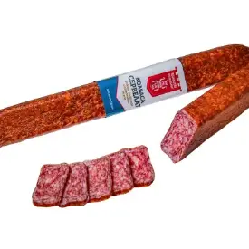 Колбаса сырокопчёная «Сервелат»