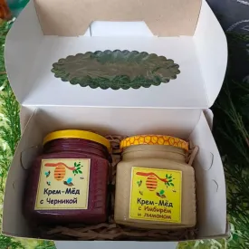 Набор меда из 2-х, 3-х или 4-х баночек по 0.25 л.
