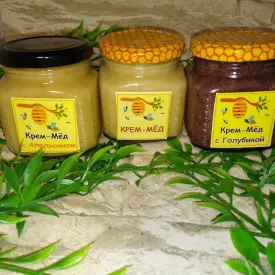 Крем-мед с натуральными добавками, 0,25 л